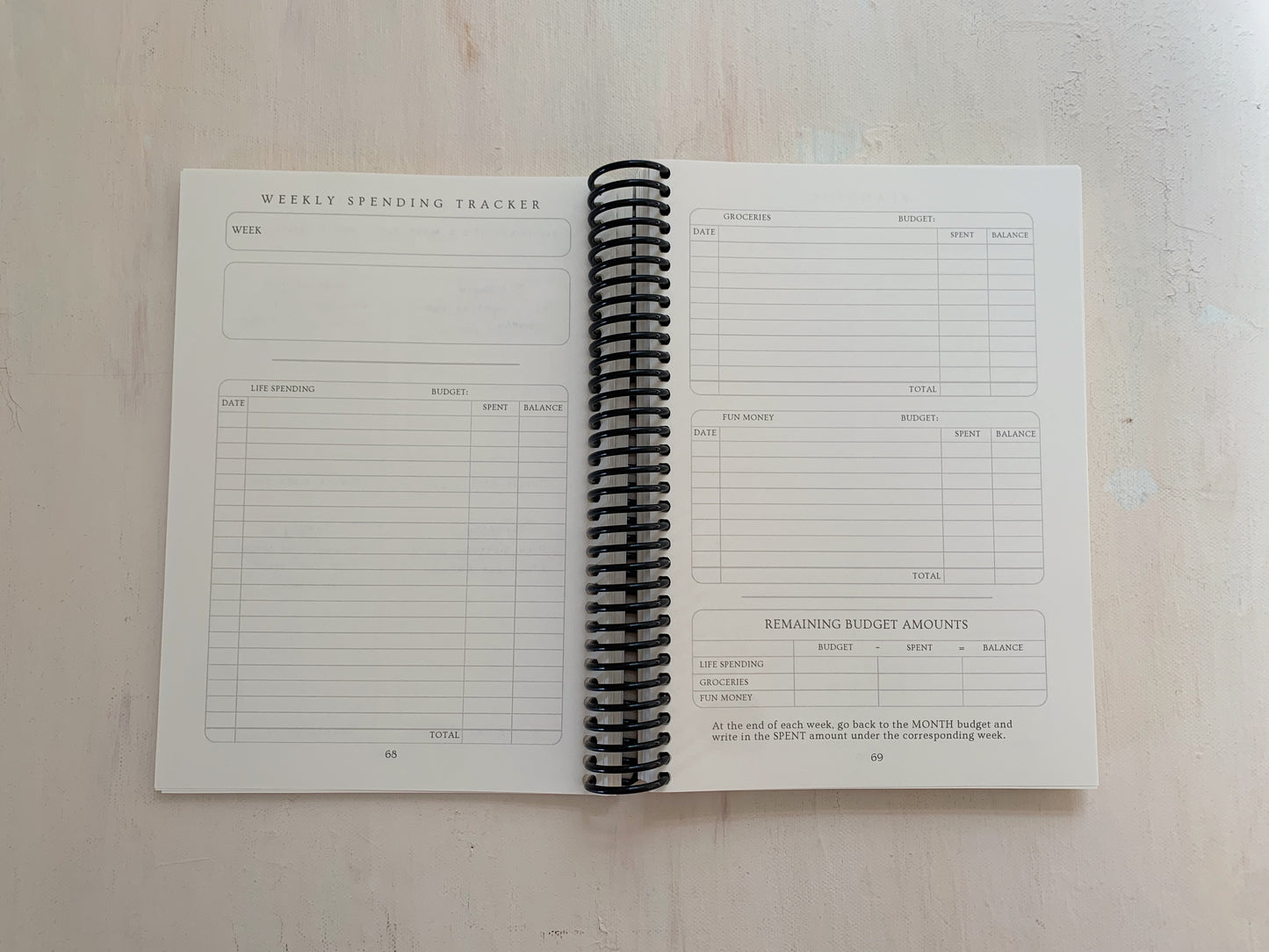 The Vacation Collection - Simply Minimal Budget Journal