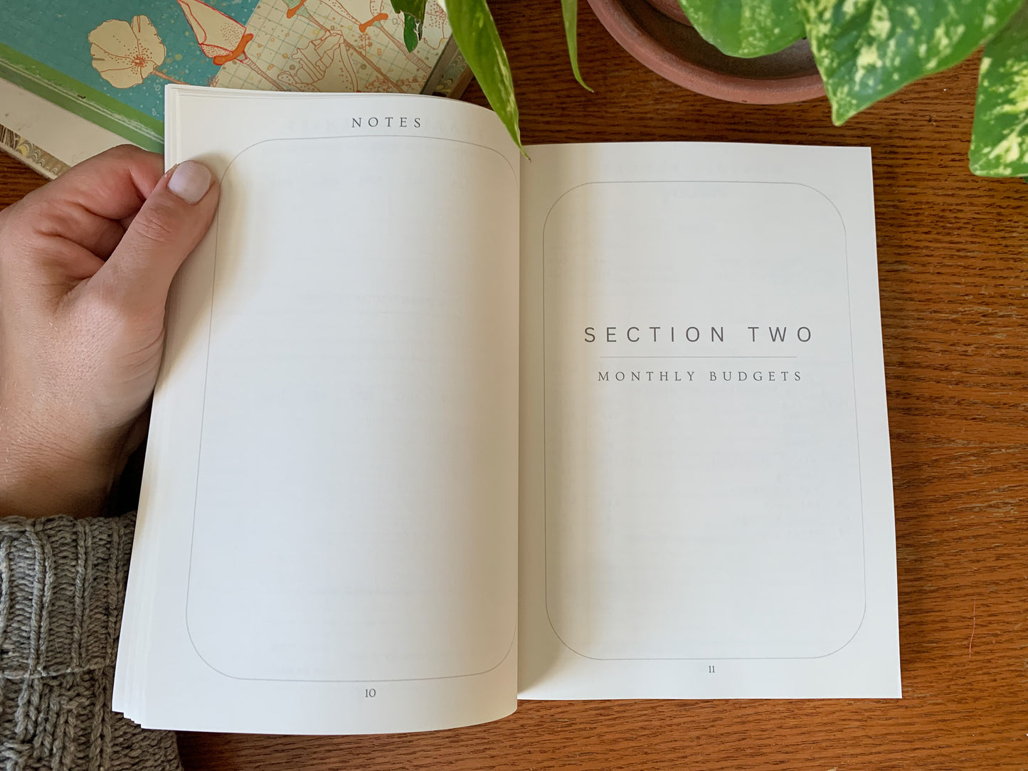 Blue | Simply Minimal - Money & Tasks Journal