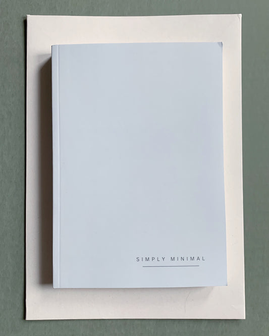 Blue | Simply Minimal - Money & Tasks Journal